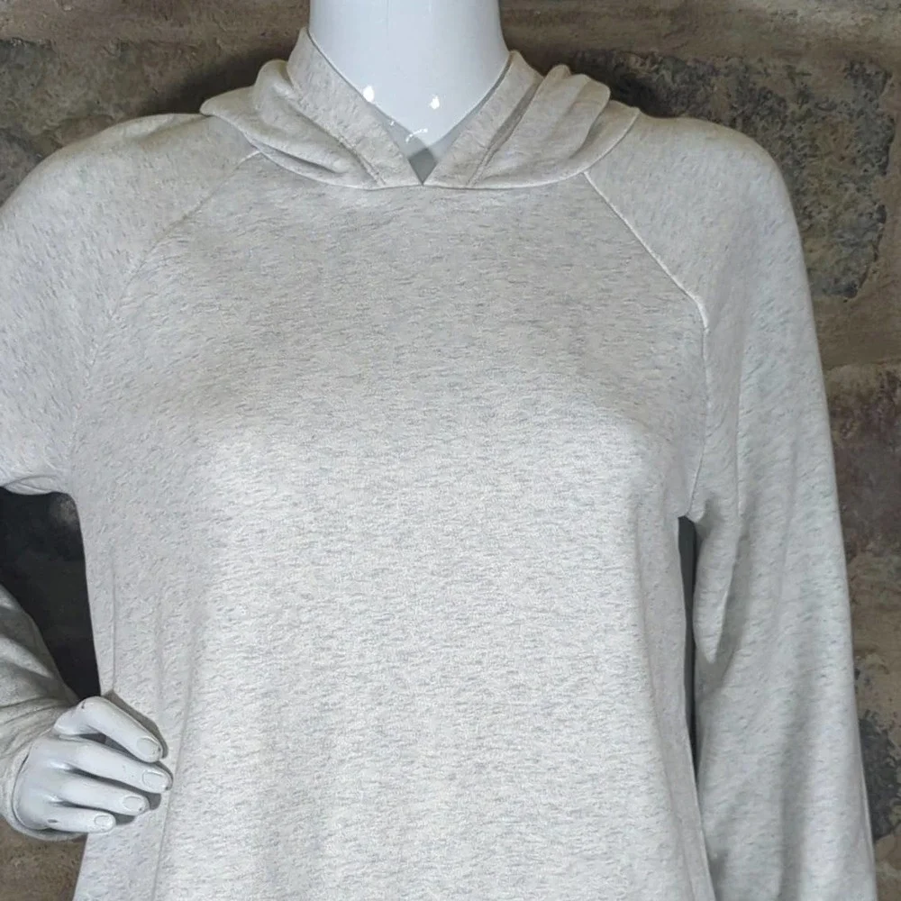 More Than‎ Magic Hoodie Light Gray Girls Size XL 14/16 Pullover Raglan Sleeve